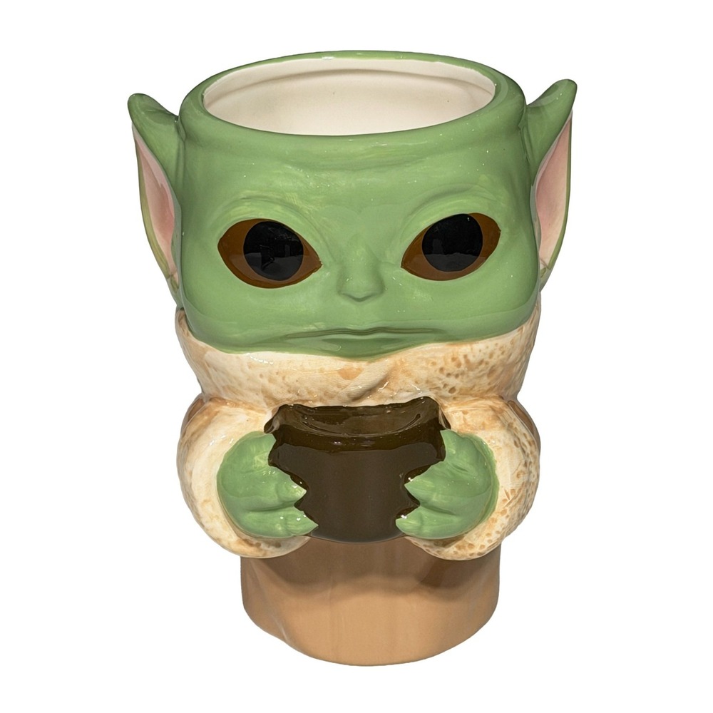 Star Wars Mandalorian The Child Mug Baby Yoda Ceramic Goblet 6" Dessert Cup